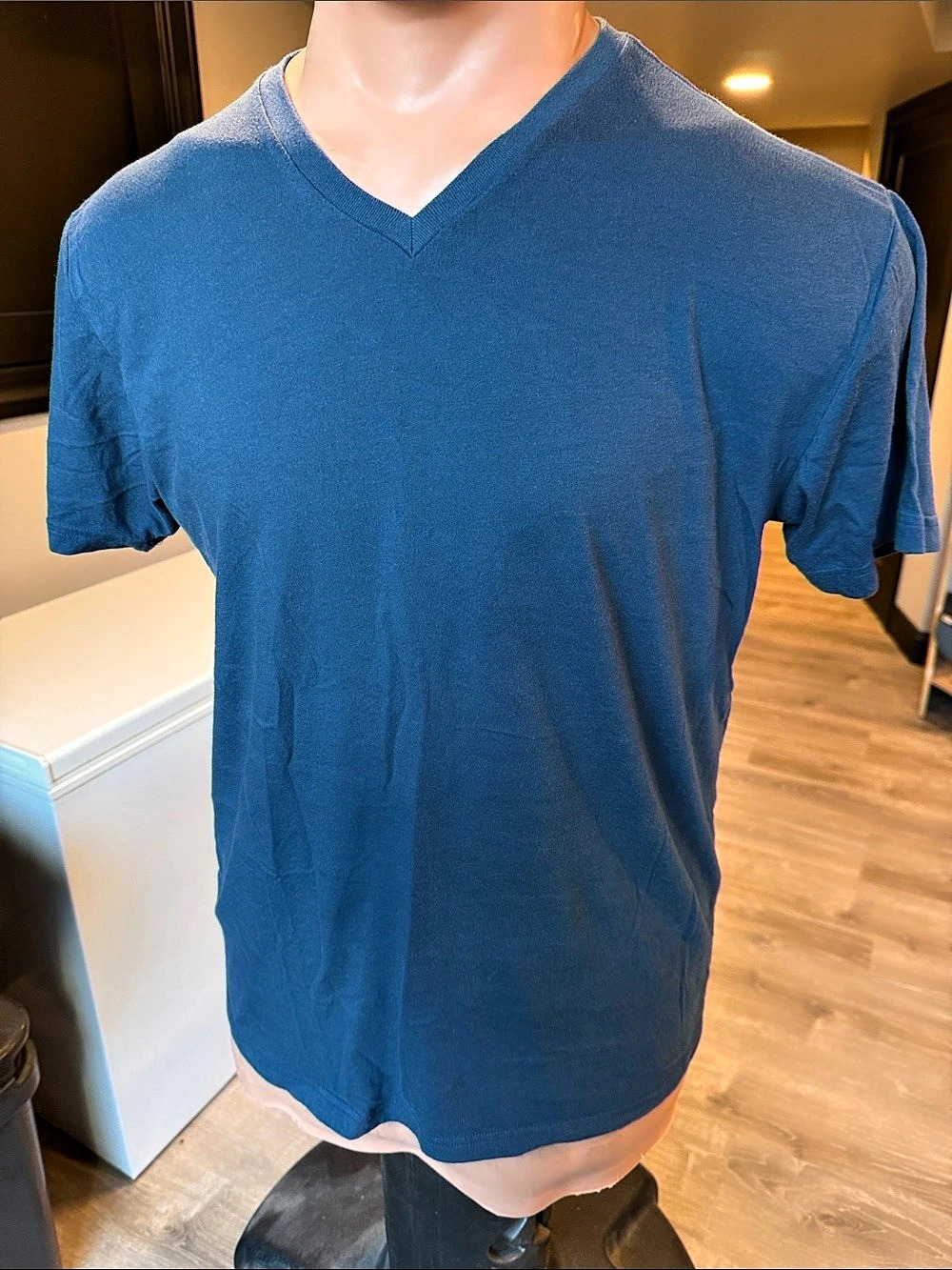 Fresh Clean Tees Everyday V-Neck Tee Blue XL